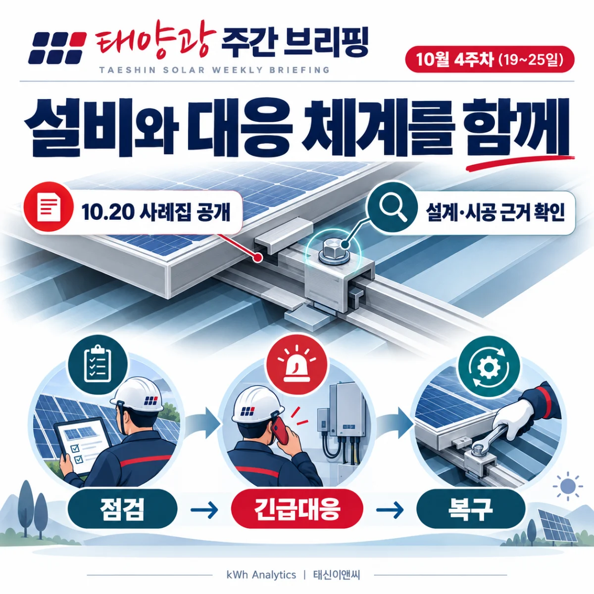 설비와 대응 체계를 함께